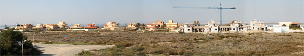 panorámica en La Manga del Mar Menor