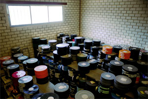 almacenaje de películas de 35mm